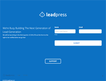 Tablet Screenshot of leadpress.com